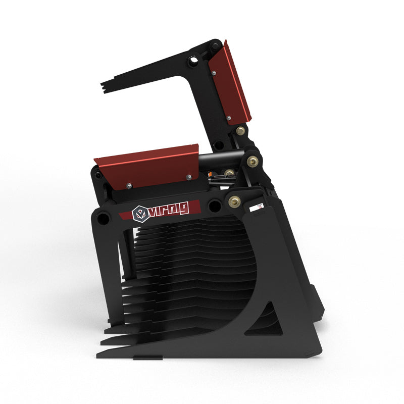 Virnig V30 Compact Tractor Skeleton Rock Grapple; manufacturer family image, configuration may differ