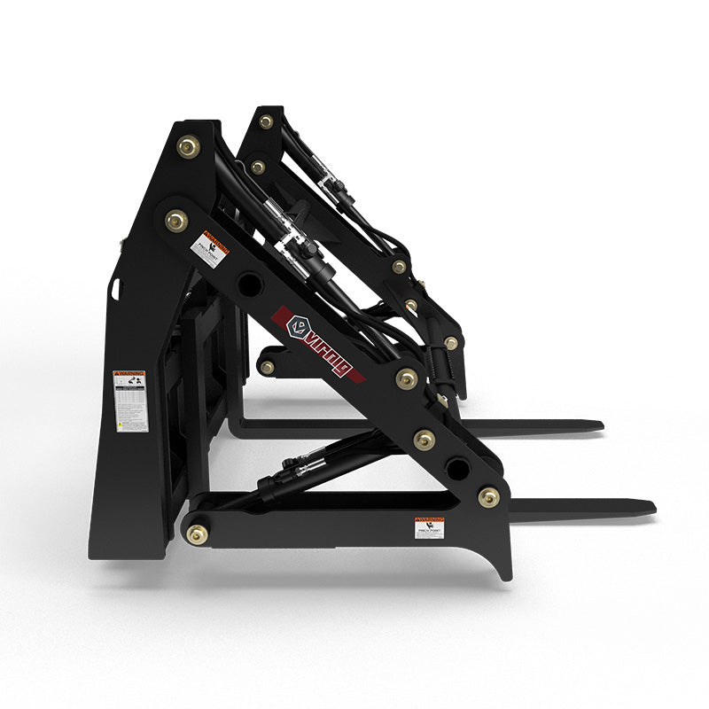 Virnig V60 Four-Cylinder Pipe Pallet Fork Grapple; manufacturer family image, configuration may differ