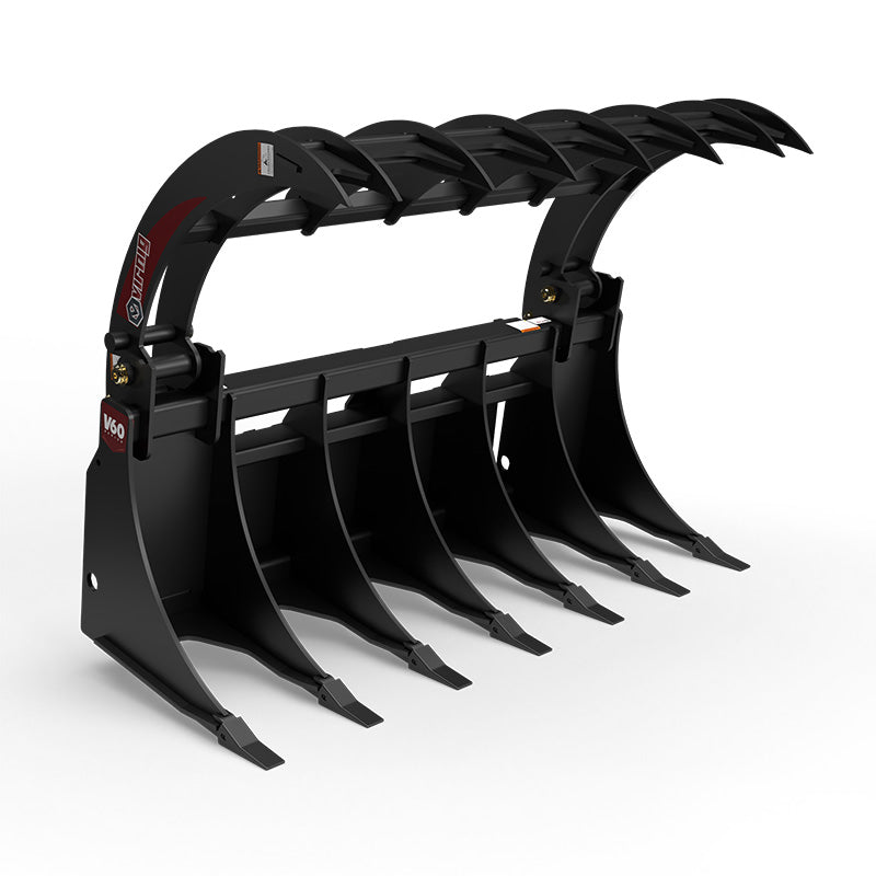 Virnig V60 Root Rake Grapple; manufacturer family image, configuration may differ