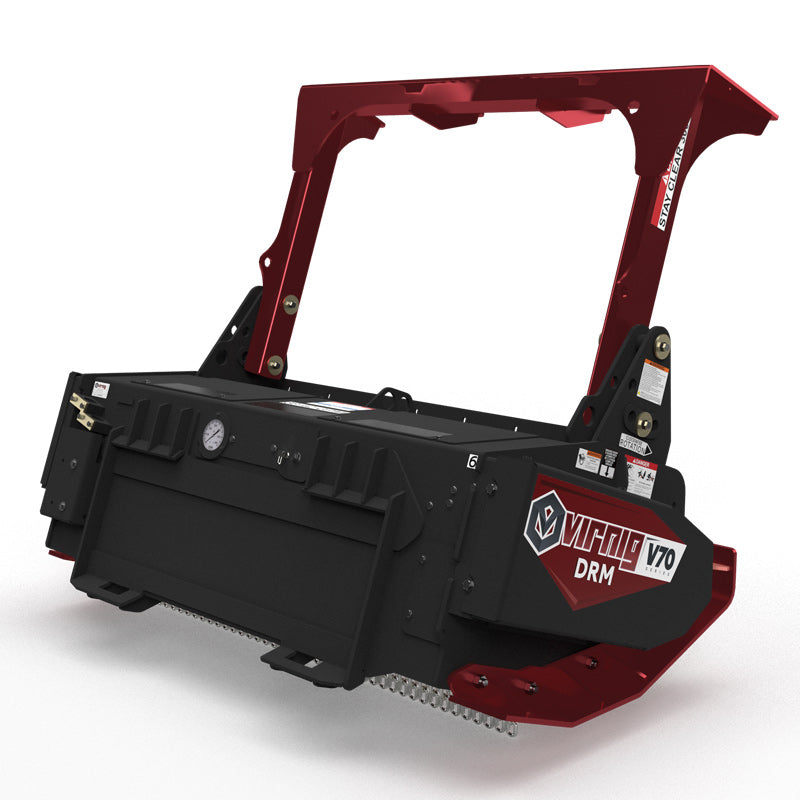 Virnig V70 Drum Mulcher; manufacturer family image, configuration may differ
