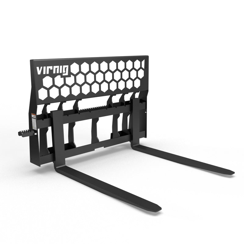 Virnig Wide Rail Pallet Fork: Hex-Guard; manufacturer family image, configuration may differ