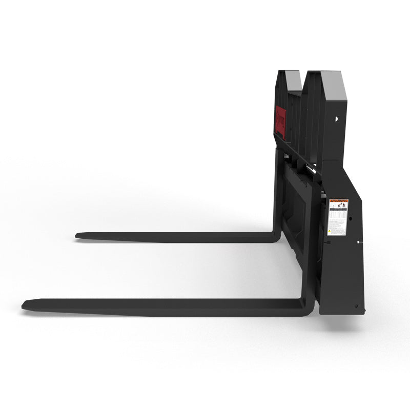 Virnig Wide Rail Pallet Fork: Hi-Vis; manufacturer family image, configuration may differ