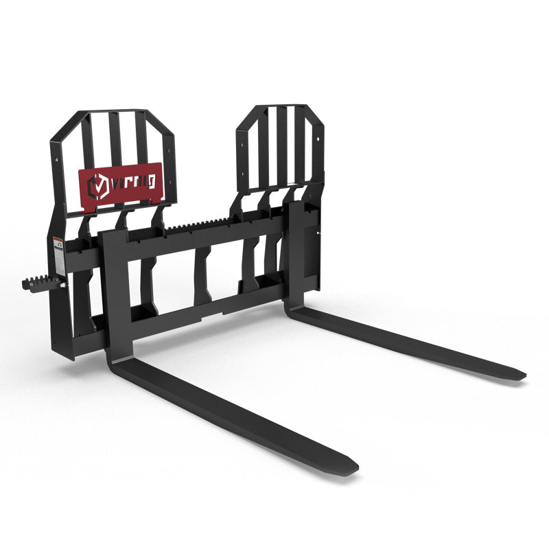 Virnig Wide Rail Pallet Fork: Walk-Through; manufacturer family image, configuration may differ