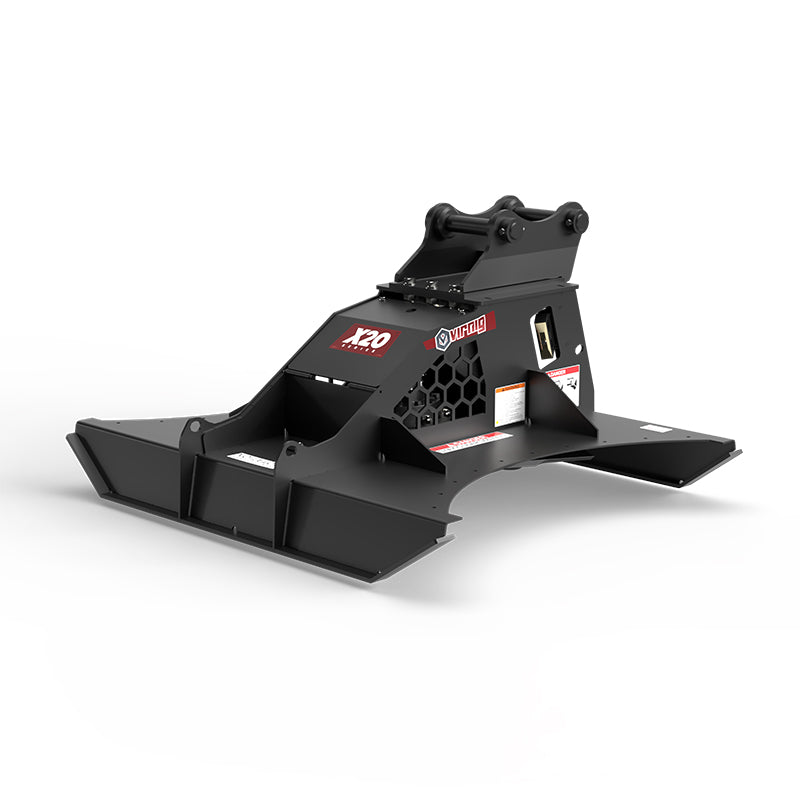 Virnig X20 Mini Excavator Brush Cutter; manufacturer family image, configuration may differ