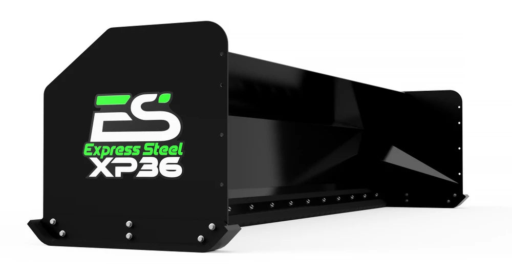 Express Steel XP36 Bucket Mount Snow Pusher - manufacturer view 7