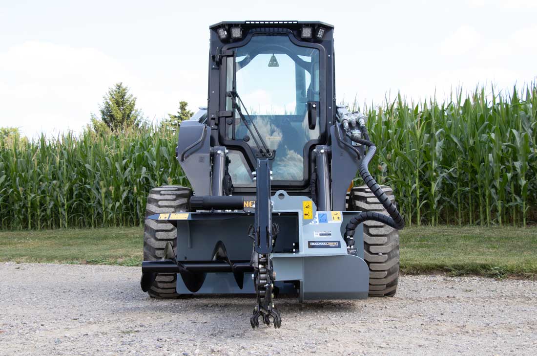 baumalight tns536 trencher with side auger