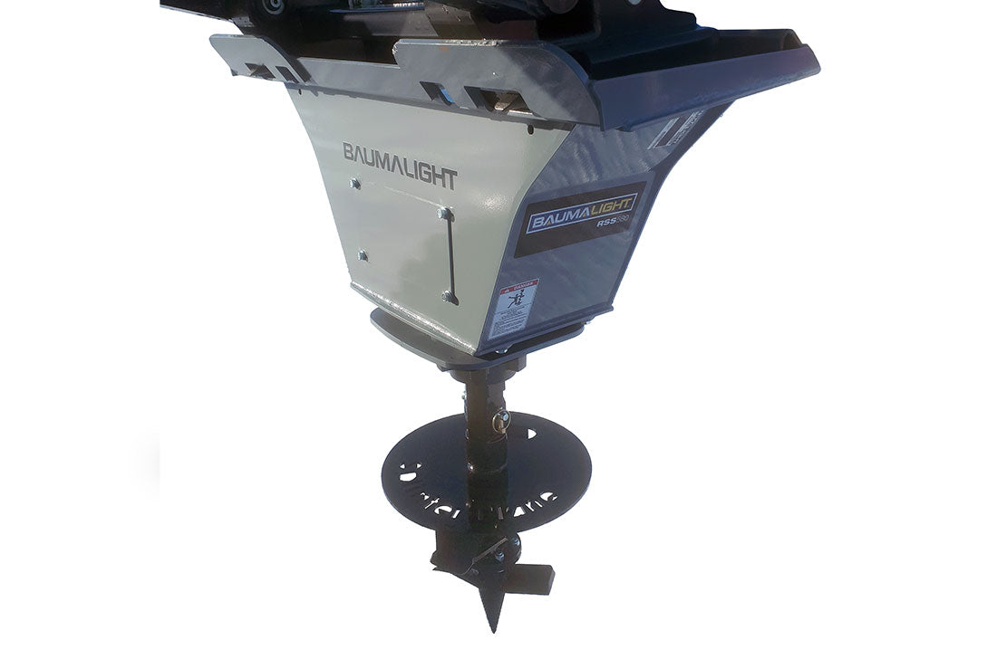 RSS580 stump planer — closer view of RSS580 Planer from Back