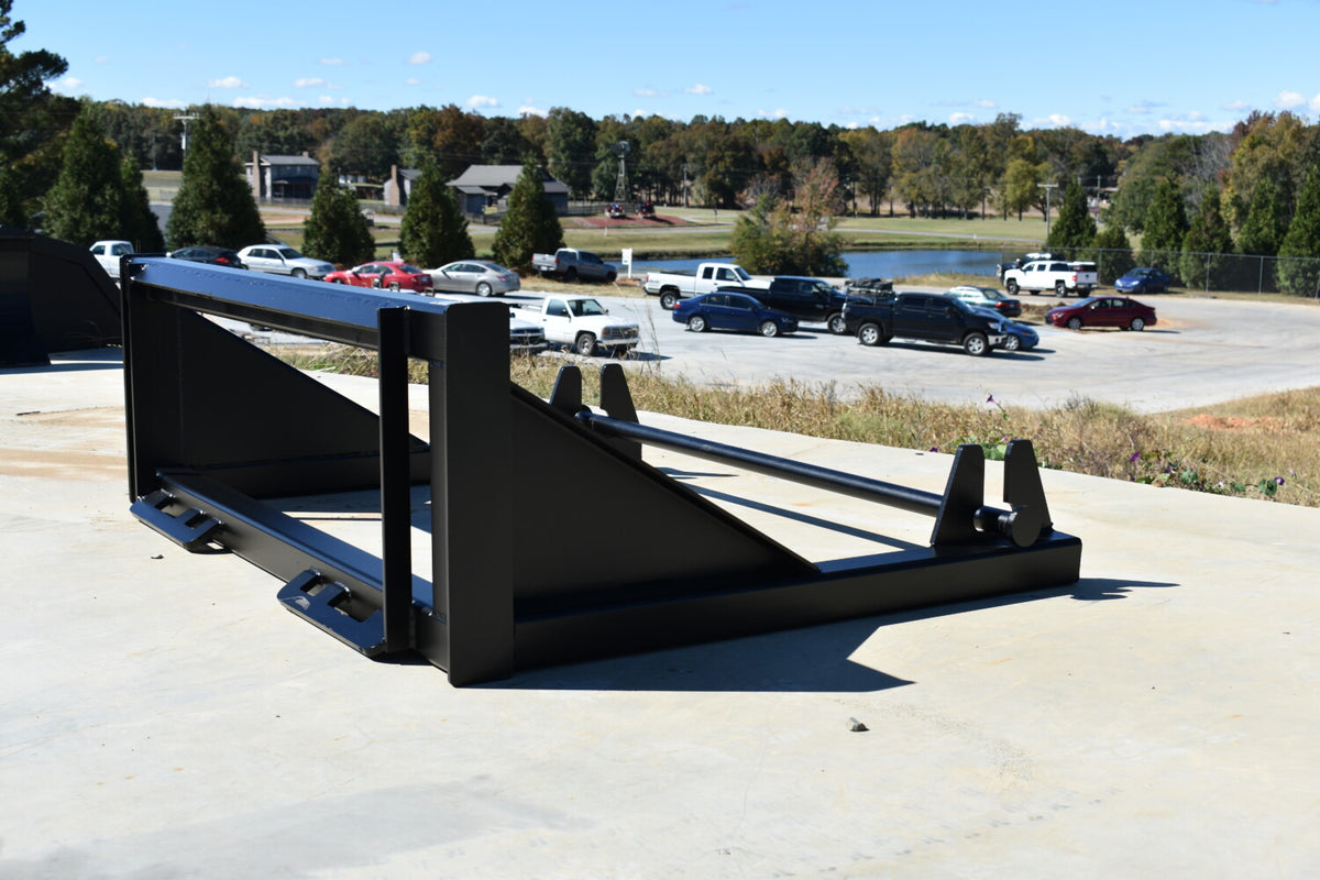 Loflin Fabrication 50-Inch Sod Roller For Skid Steers & Track Loaders; manufacturer family image, illustrated configuration may differ.