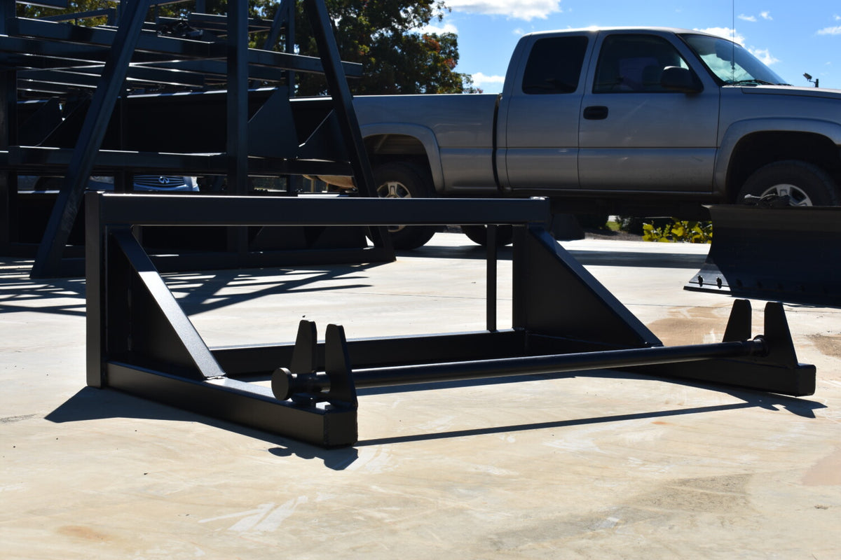 Loflin Fabrication 50-Inch Sod Roller For Skid Steers & Track Loaders; manufacturer family image, illustrated configuration may differ.