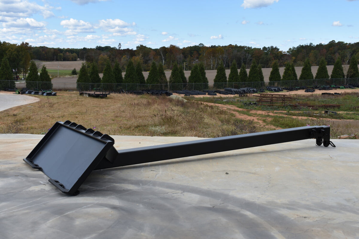 Loflin Fabrication Manual Teleboom For Skid Steers & Track Loaders; manufacturer family image, illustrated configuration may differ.