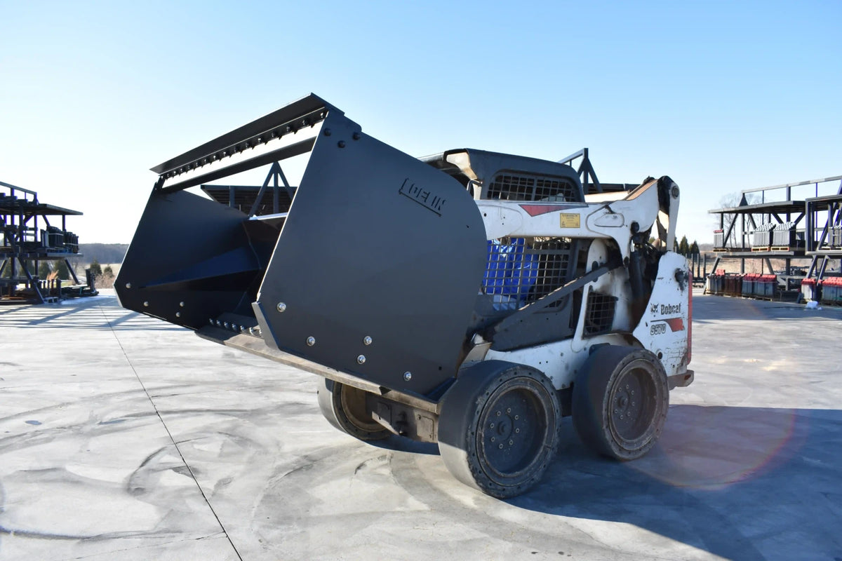 Loflin Fabrication Snow Pusher For Skid Steers & Track Loaders; manufacturer family image, illustrated configuration may differ.