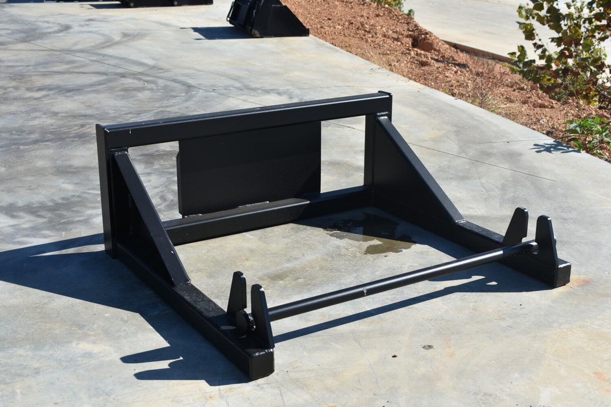 Loflin Fabrication 42-Inch Sod Roller For Mini Skid Steers; manufacturer family image, illustrated configuration may differ.
