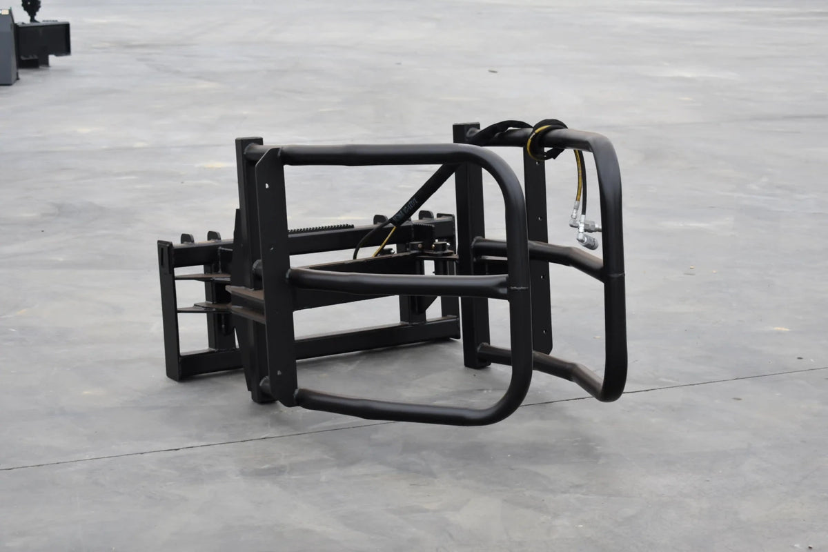Loflin Fabrication Hydraulic Bale Squeezer For Skid Steers & Track Loaders; manufacturer family image, illustrated configuration may differ.