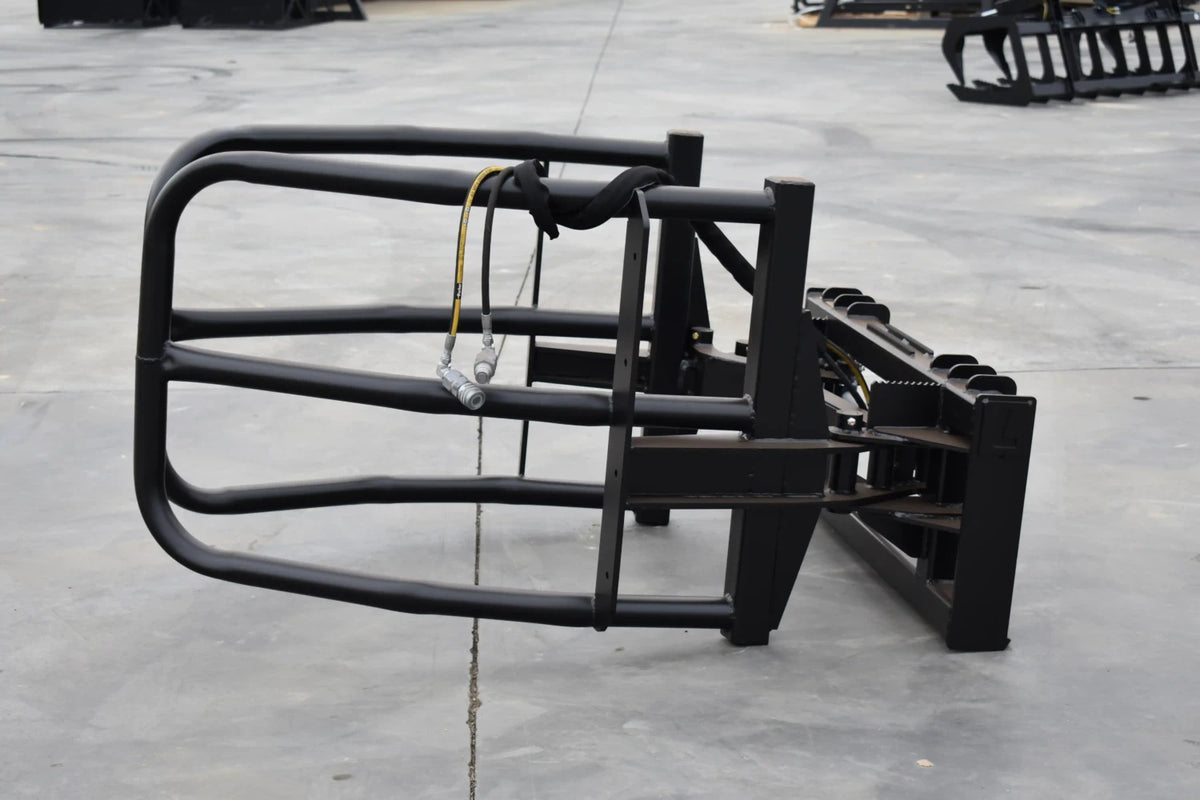 Loflin Fabrication Hydraulic Bale Squeezer For Skid Steers & Track Loaders; manufacturer family image, illustrated configuration may differ.