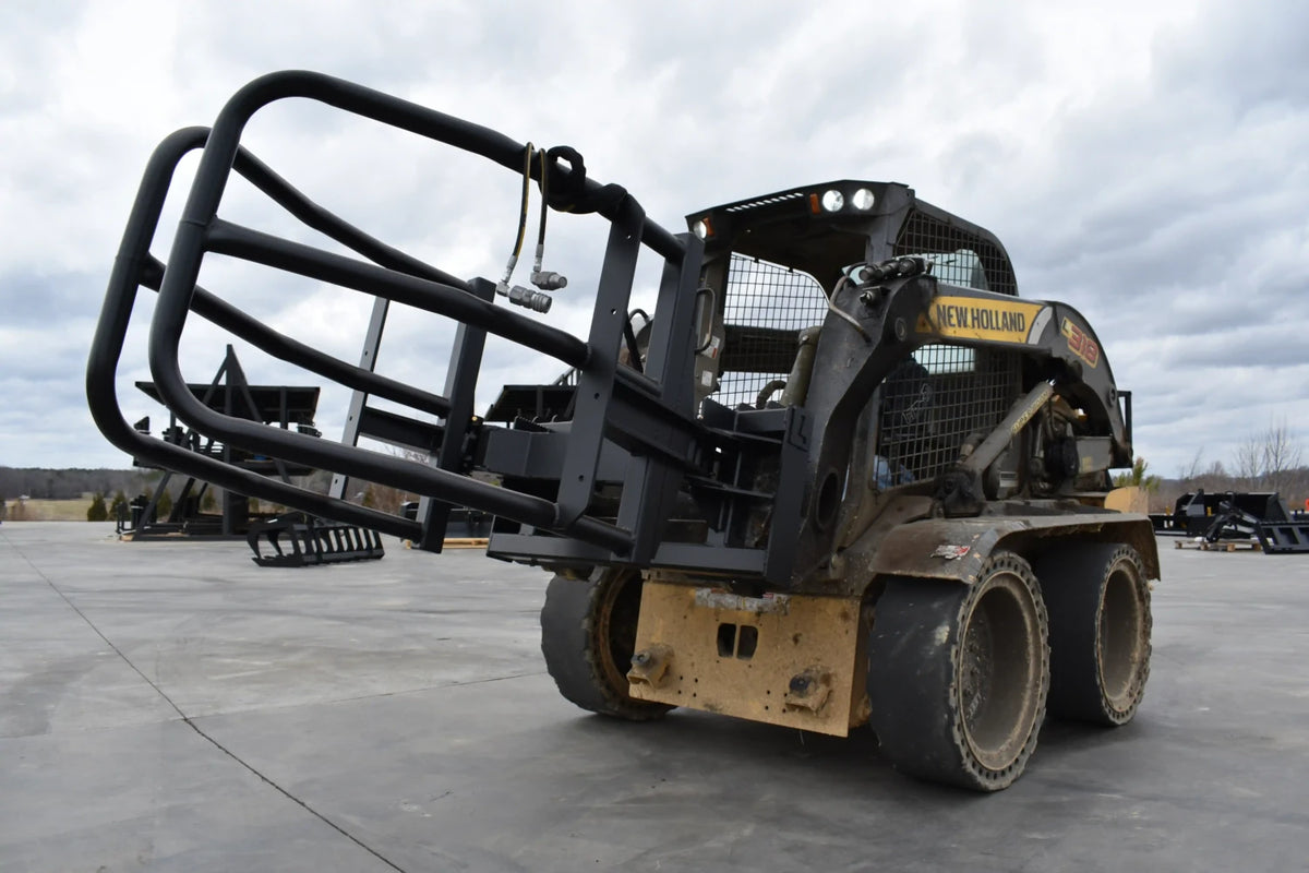 Loflin Fabrication Hydraulic Bale Squeezer For Skid Steers & Track Loaders; manufacturer family image, illustrated configuration may differ.