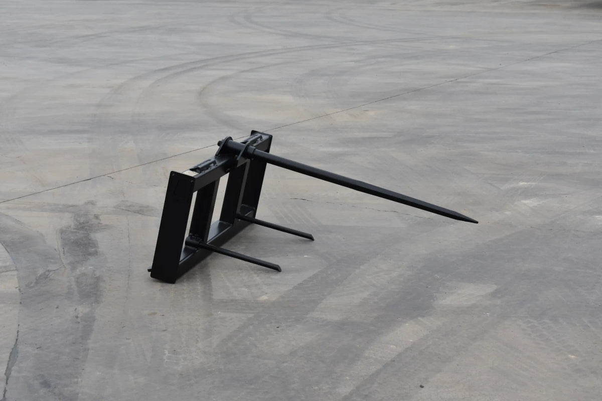 Loflin Fabrication Hay Spear For Skid Steers & Track Loaders; manufacturer family image, illustrated configuration may differ.
