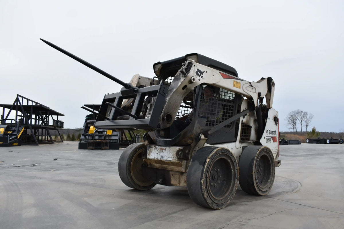 Loflin Fabrication Hay Spear For Skid Steers & Track Loaders; manufacturer family image, illustrated configuration may differ.