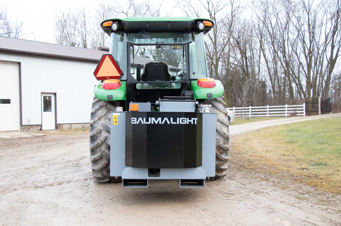 Baumalight P40-540 hydraulic power pack forklift handling access