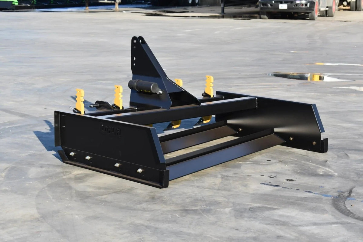 Loflin Fabrication 3-Point Hitch Box Blade Ripper For Tractors; illustrated width or mount may vary