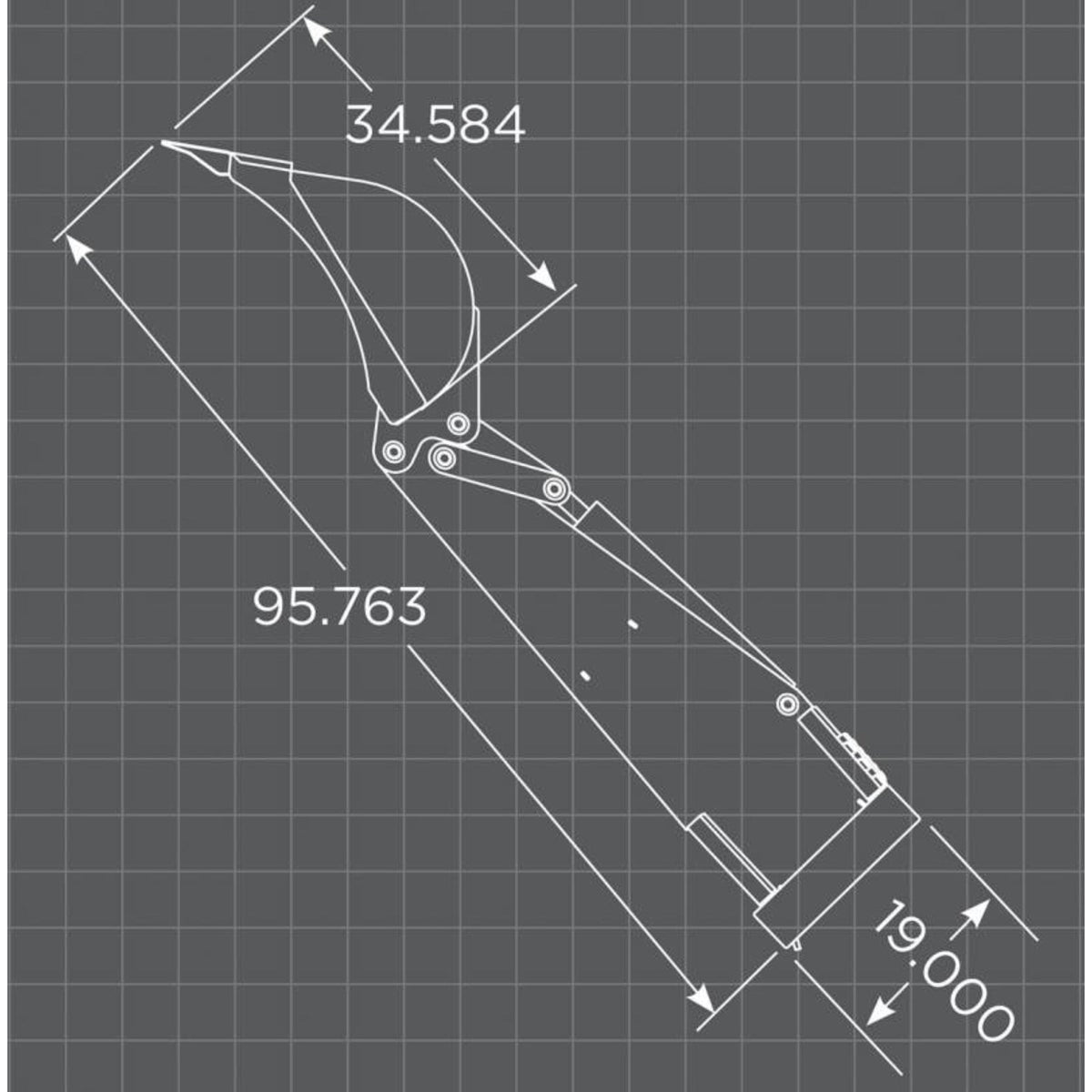 Loflin Fabrication Compact Tractor Backhoe; manufacturer family image, illustrated configuration may differ.