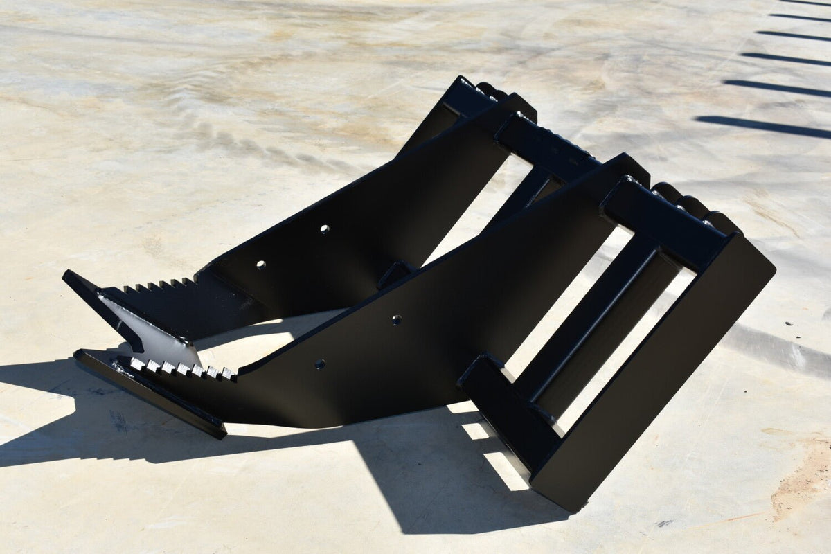 Loflin Fabrication Grubber For Skid Steers & Track Loaders; carrier shown is not included