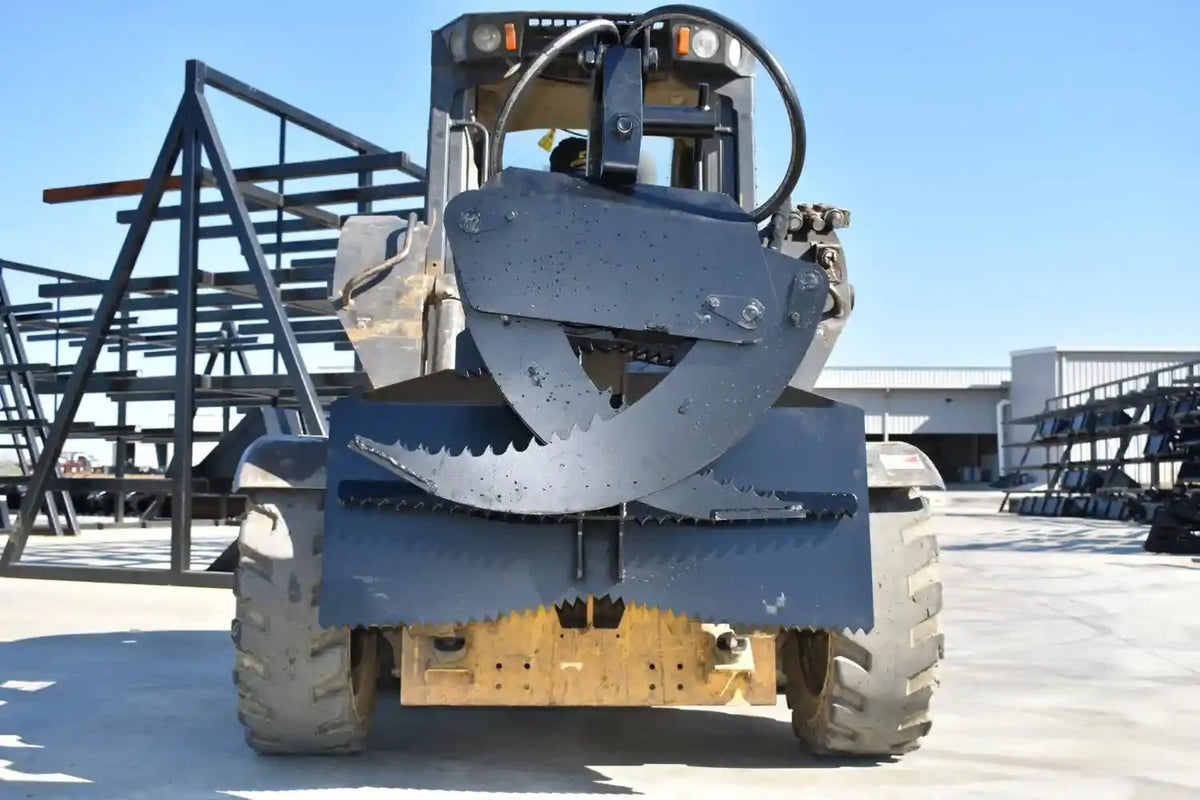 Loflin Fabrication Rotating Log Grapple For Skid Steers manual rotation configuration