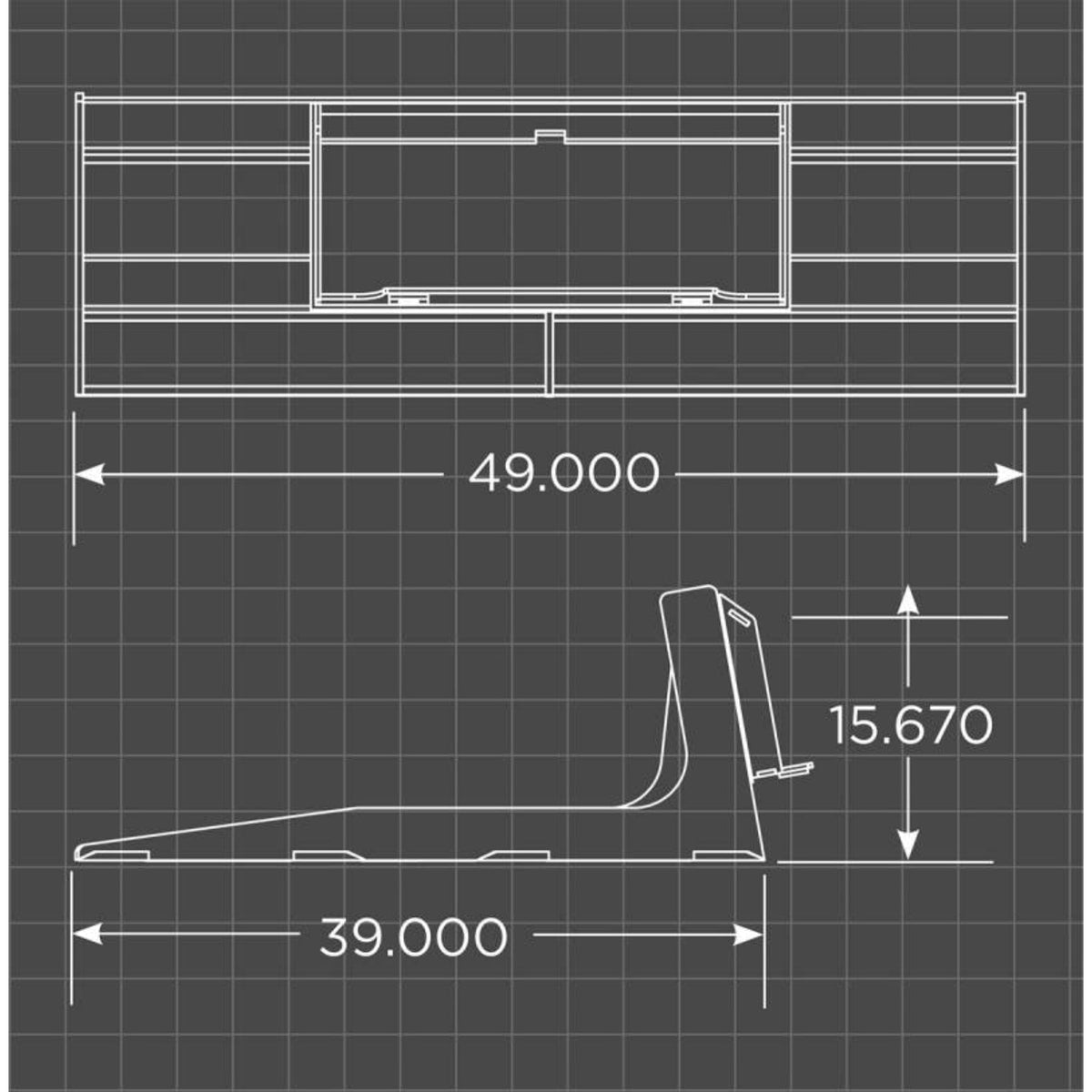 Loflin Fabrication Land Plane For Mini Skid Steers; illustrated width or mount may vary