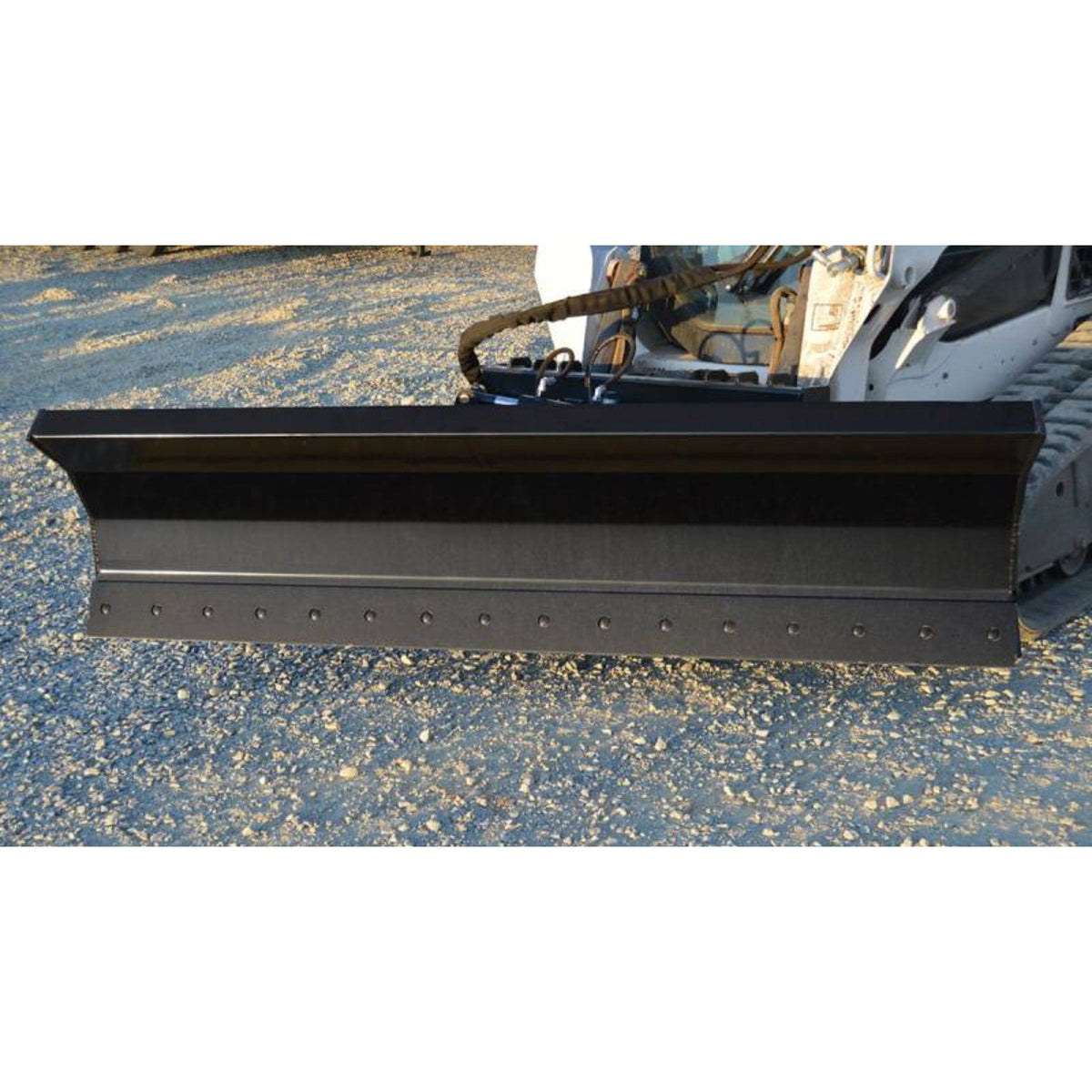 Loflin Fabrication 6-Way Dozer Blade For Skid Steers & Track Loaders; illustrated width or mount may vary