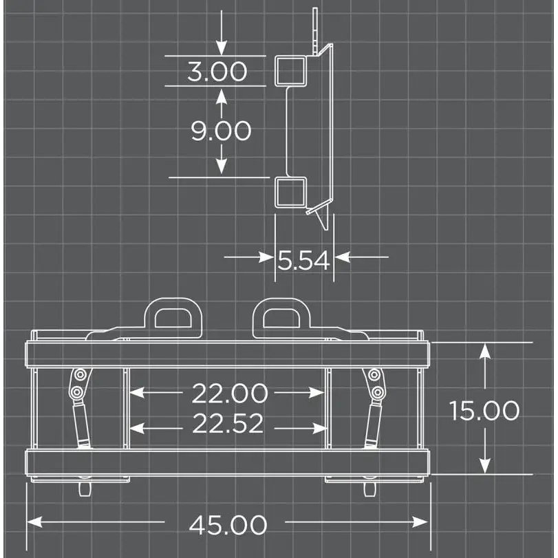 Loflin Fabrication Blank Mount Universal Conversion Adapters; manufacturer family image, configuration may differ.