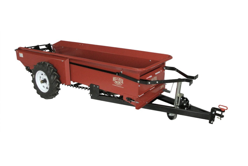 Millcreek 27+ and 37+ compact manure spreaders