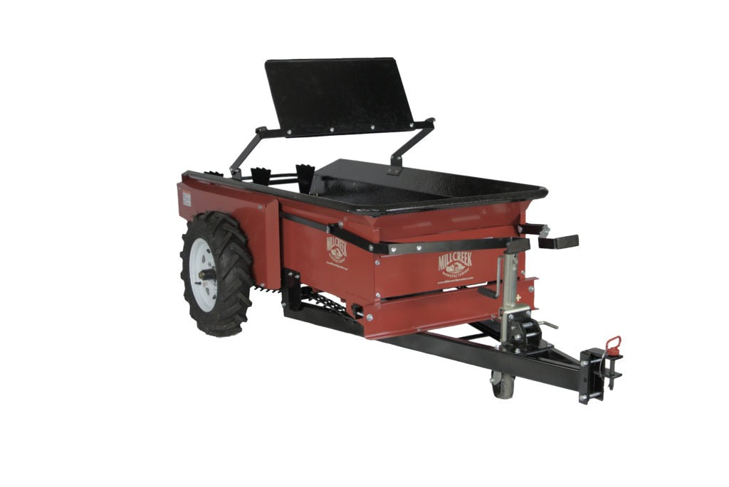 Millcreek 27+ and 37+ compact manure spreaders