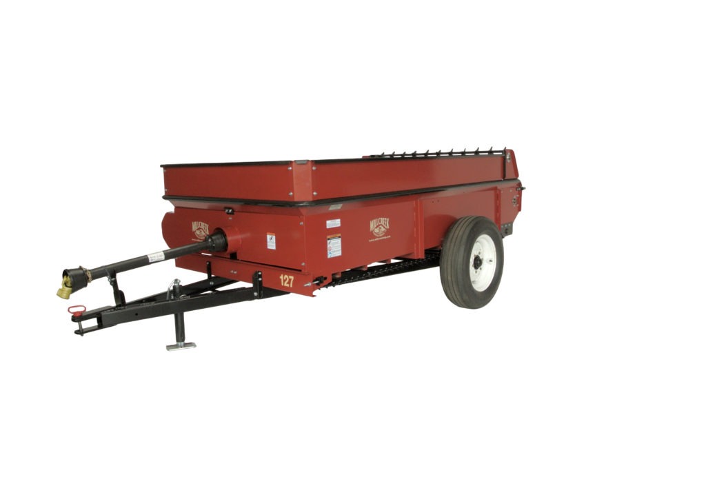 Millcreek 97 and 127 large manure spreaders