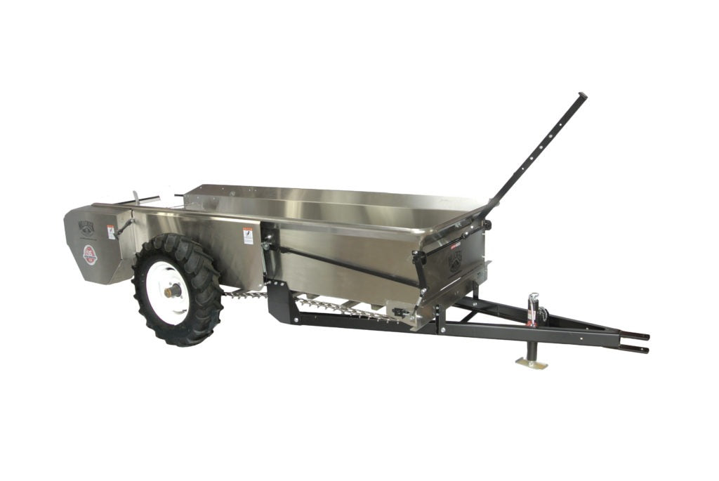 Millcreek 57SS and 77SS mid-size stainless steel manure spreaders