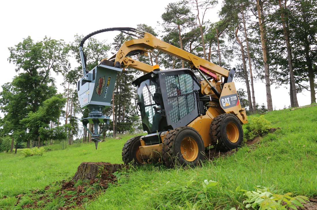 RSS780 stump planer — out back stump removal