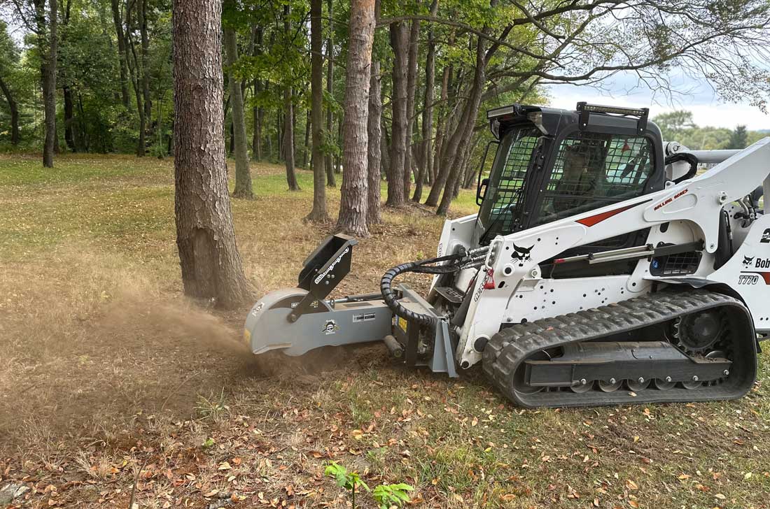 Baumalight Stump Grinder S28 For High Flow Skid Steers