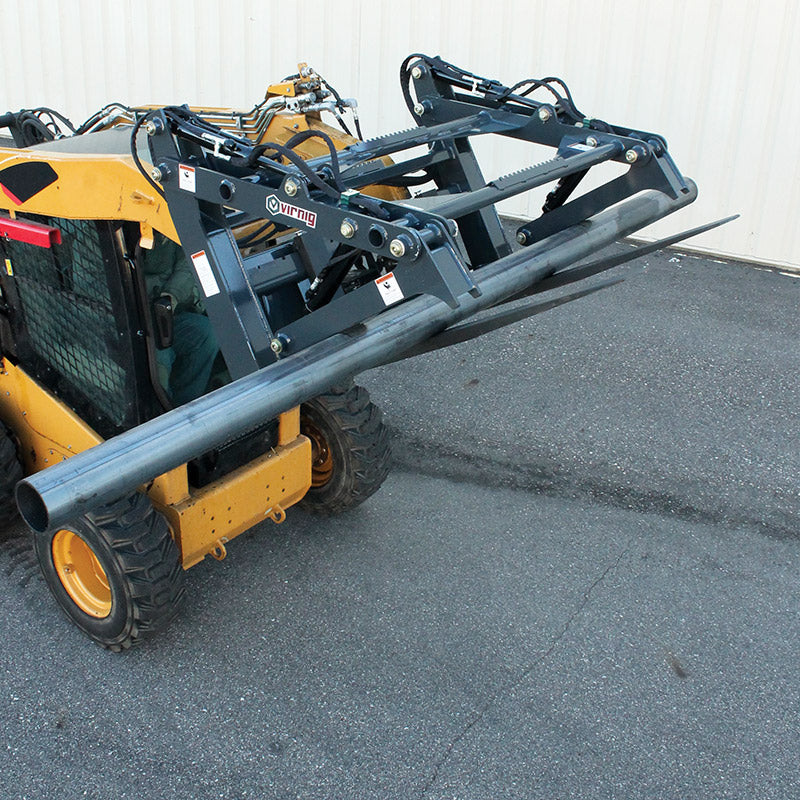 Virnig V60 Four-Cylinder Pipe Pallet Fork Grapple; manufacturer family image, configuration may differ