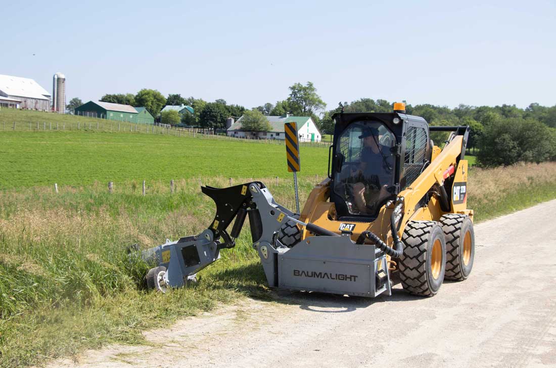Baumalight SWF560 boom mower for skidsteers