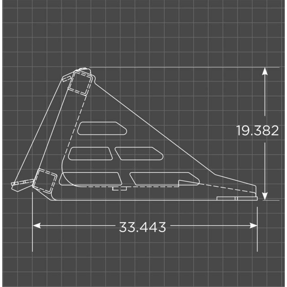 Loflin Fabrication Mini Rock Bucket For Mini Skid Steers manufacturer family image 2; illustrated configuration may differ from selected option