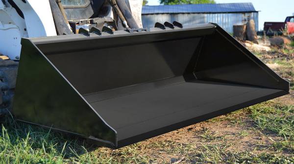 Loflin Fabrication XHD Low Profile 6-Inch Longer Bottom Bucket For Skid Steers & Track Loaders manufacturer family image 1; illustrated configuration may differ from selected option