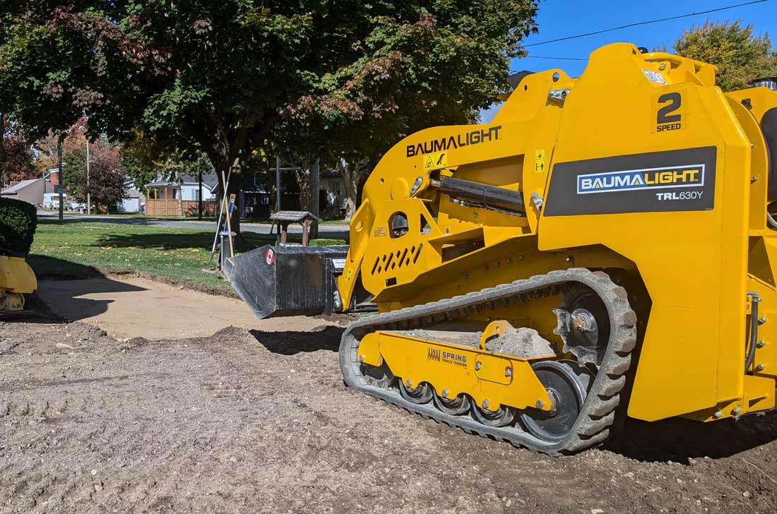 Baumalight Mini Skid Steer (Kubota and Yanmar Diesel 2-Speed) TRL630