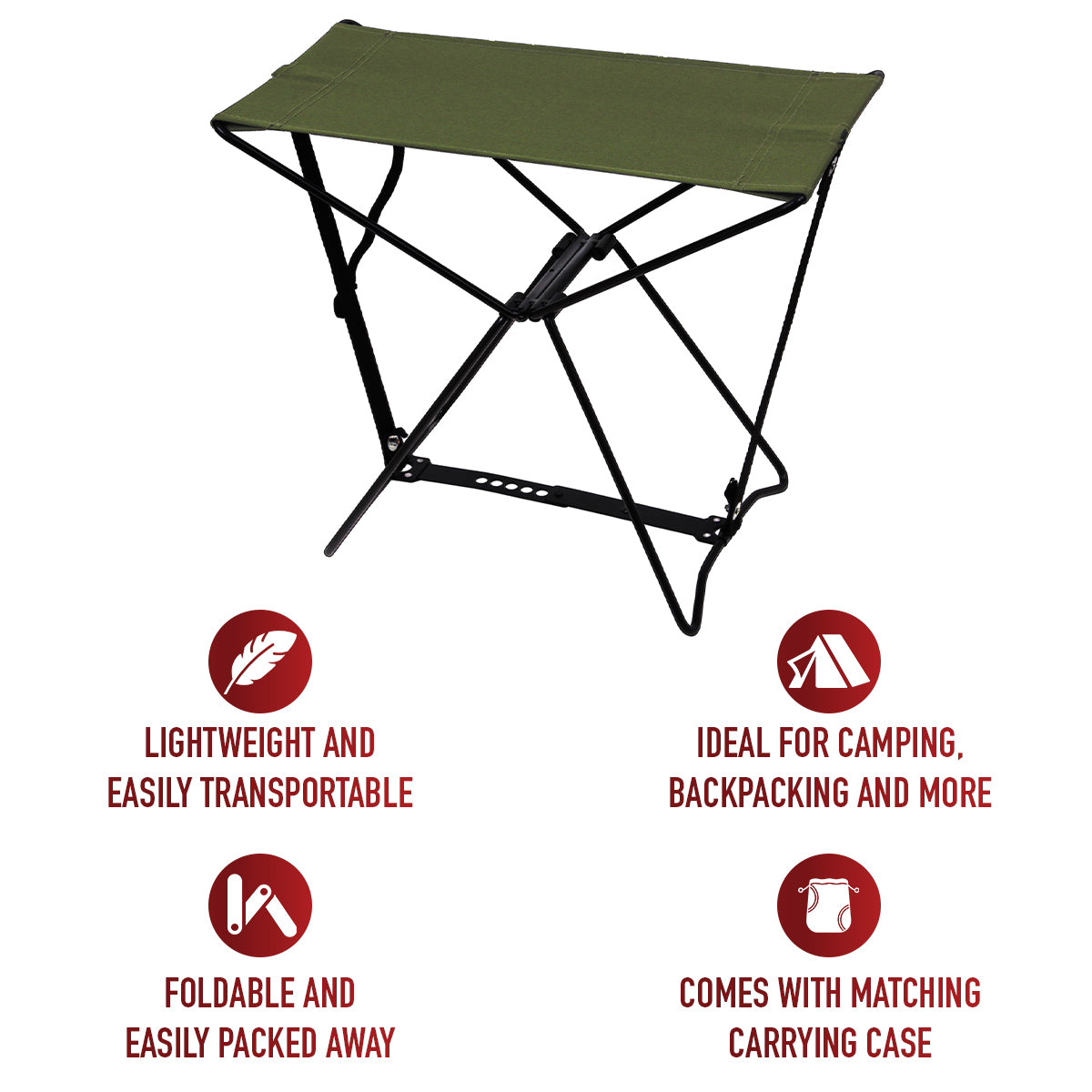 All-Terrain Folding Camp Stool