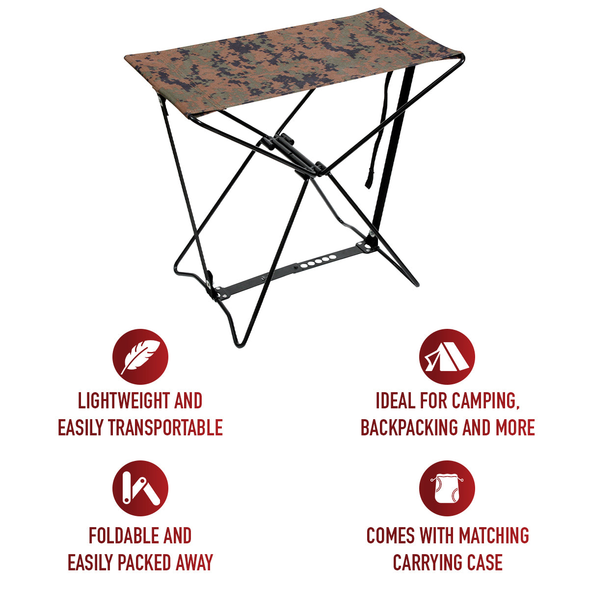 All-Terrain Folding Camp Stool