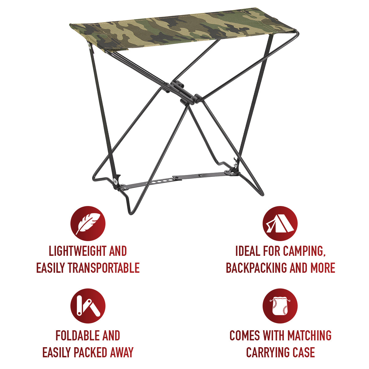 All-Terrain Folding Camp Stool