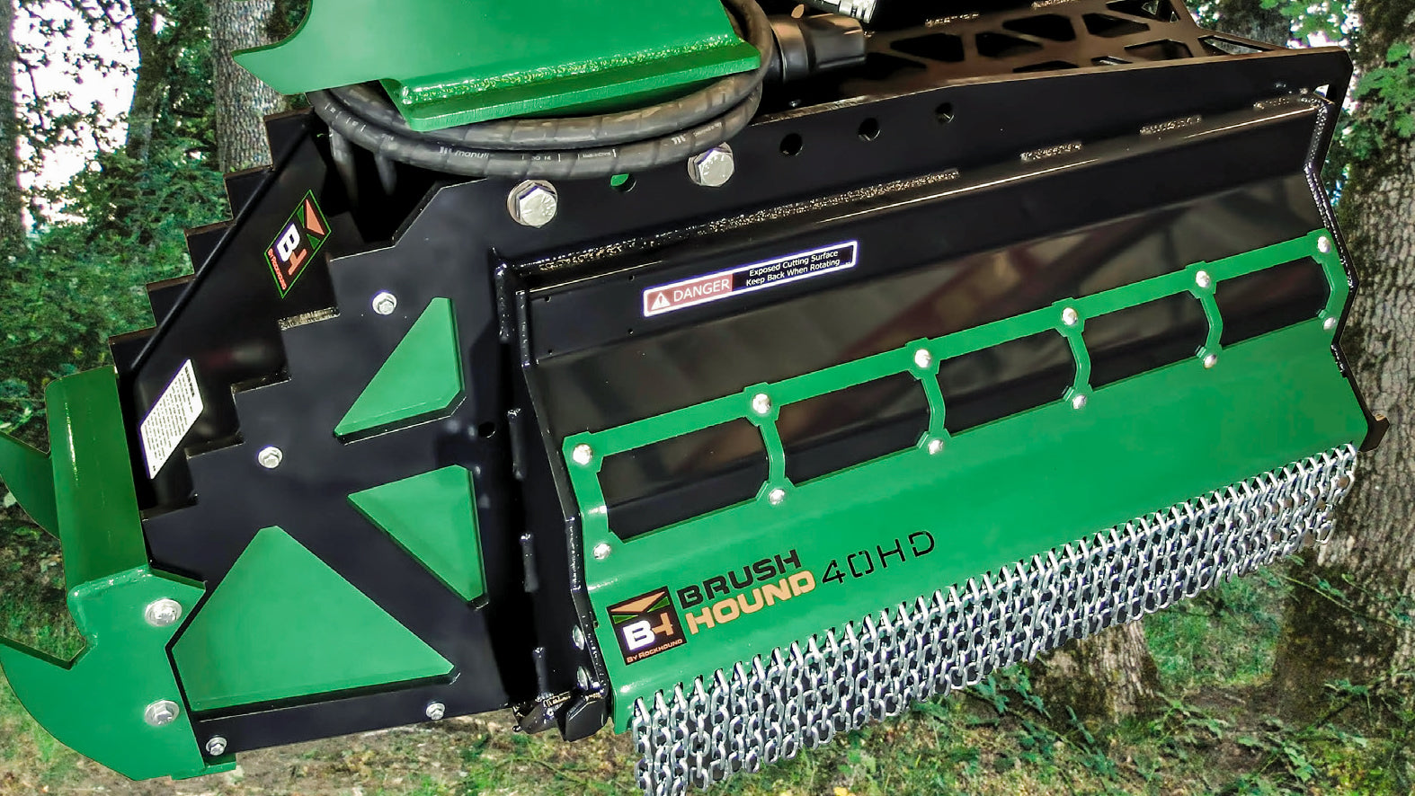 Brush Hound Heavy Duty Flail Mower HD-40EX For Excavators