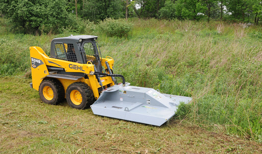 Baumalight CF372 rotary brush cutter cutting operation