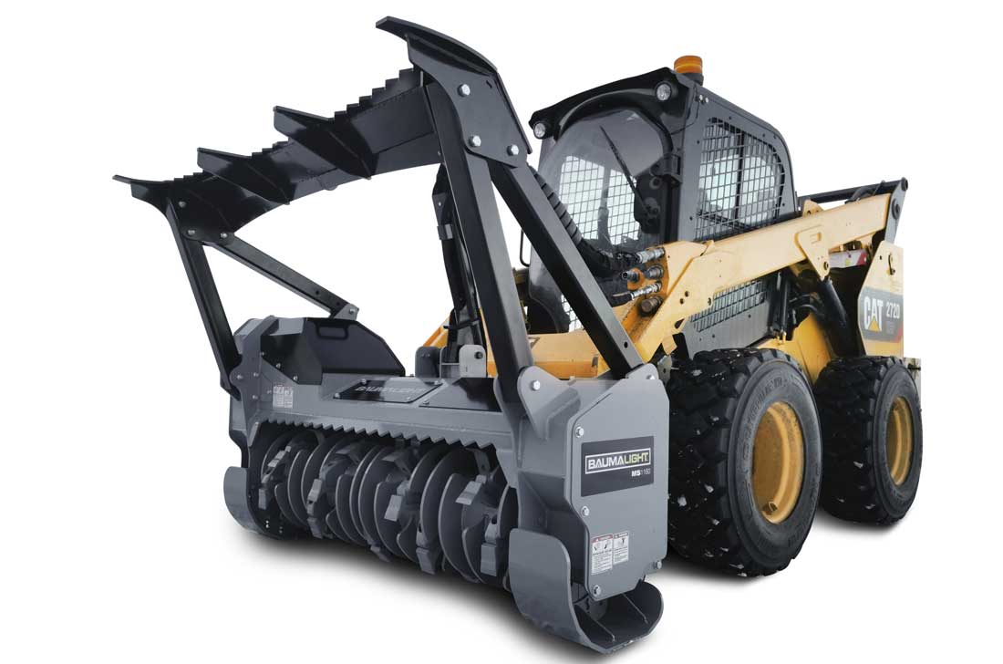 Baumalight MS1160 Heavy Duty Fixed Tooth Brush Mulcher For Skid Steers