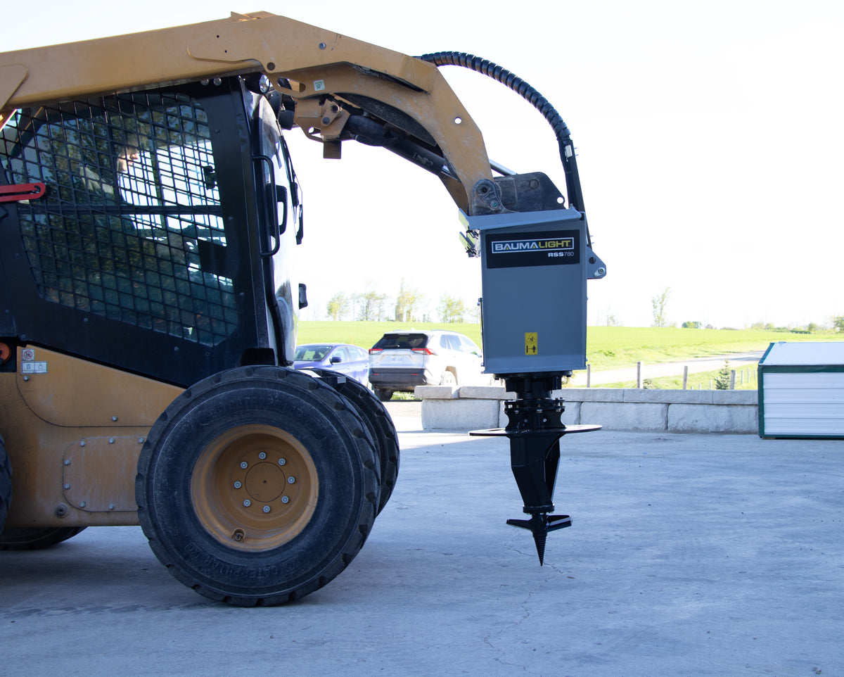 RSS780 stump planer — Baumalight RSS780 skidsteer stump planer