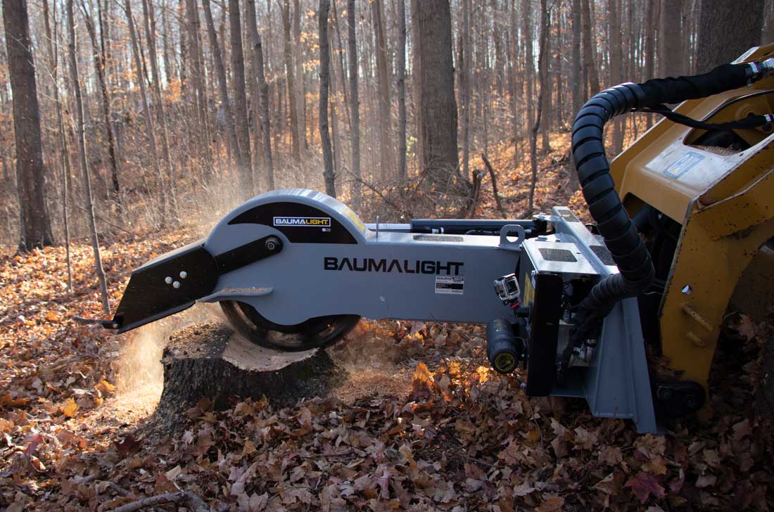 Baumalight Stump Grinder S28 For High Flow Skid Steers