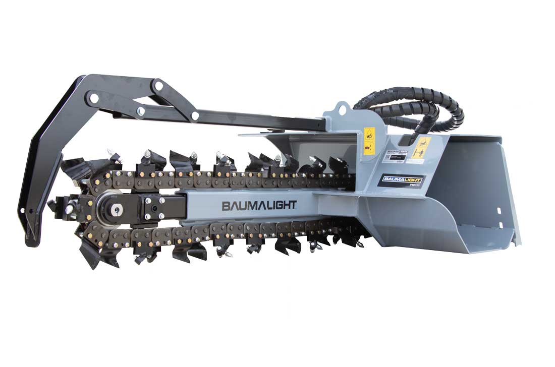 Baumalight TN336 trencher for standard skidsteer