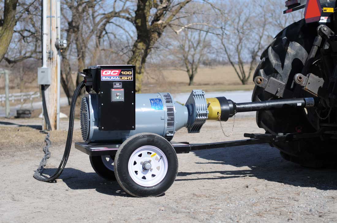 Baumalight QC100 PTO generator